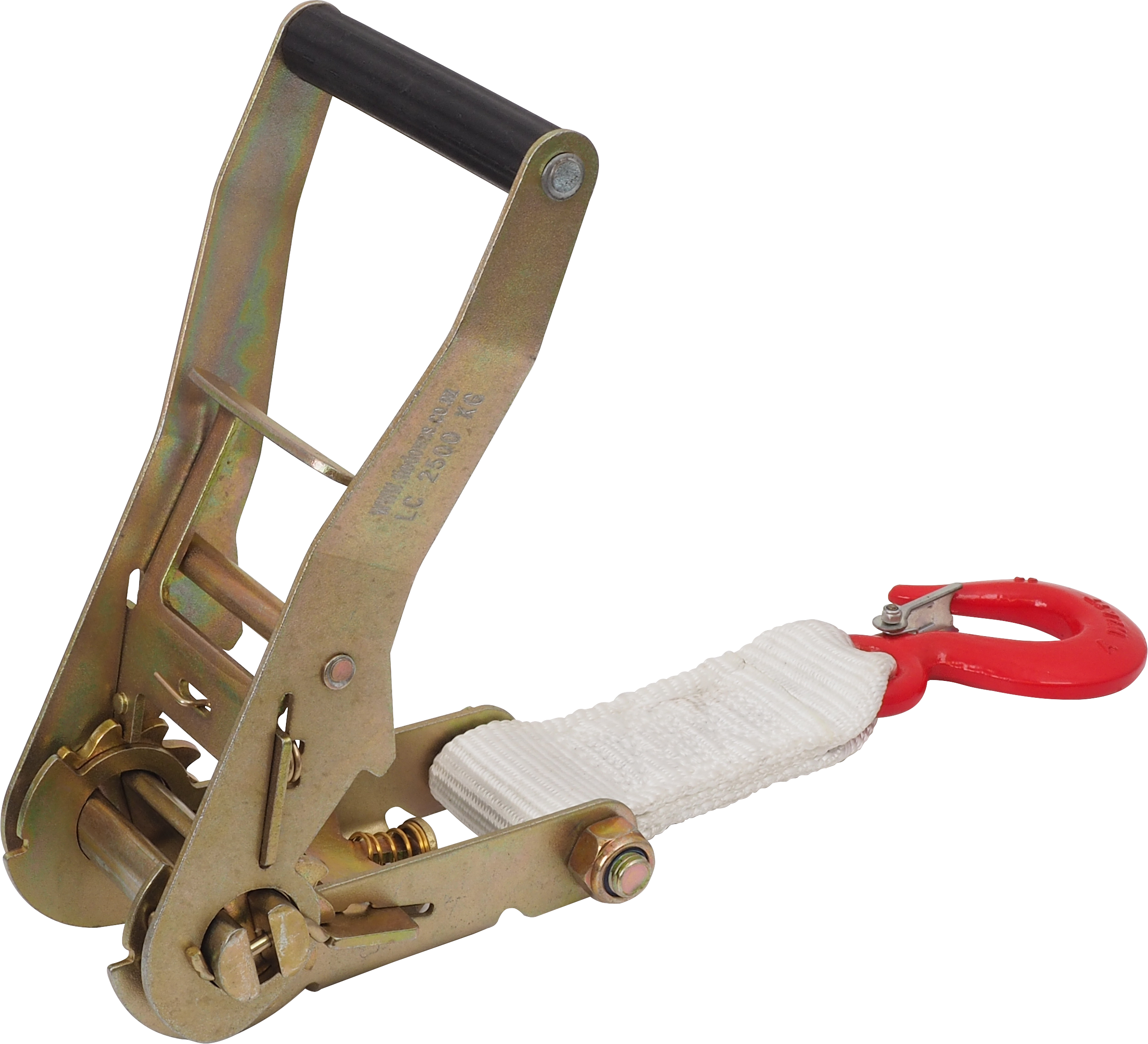 1000kg ratchet end only - short webbing with 1T SWL forged h