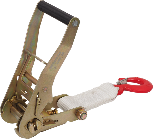 1000kg ratchet end only - short webbing with 1T SWL forged h