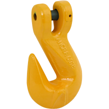 10mm lifting grab hooks, grade 80 (yellow)