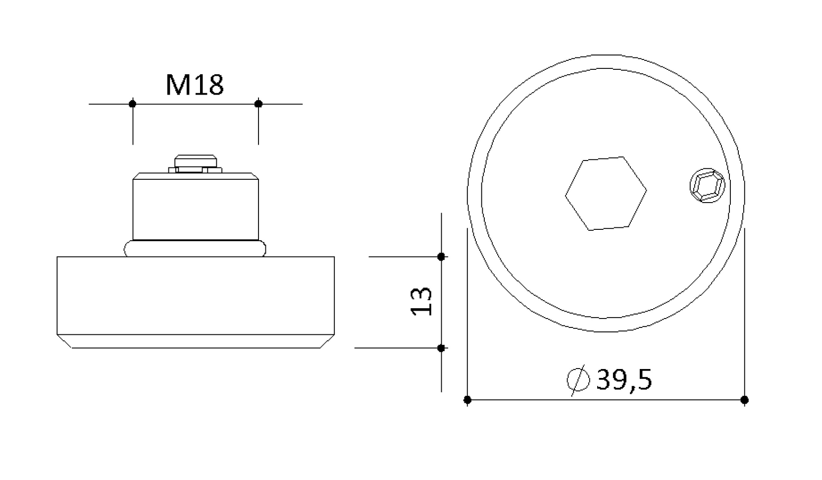 Stropol Antitheft Drain Plug M18 AL