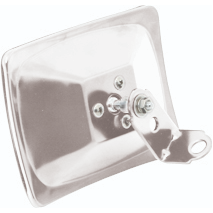 Chrome spotter mirror 150 x 110 stainless steel