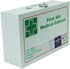 1st aid steel cabinet for medium to large businesses