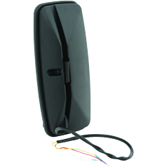 2 piece mirror head, 24 volt, LH heated 430 x 200 L/H