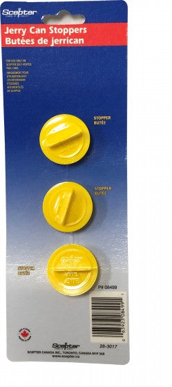 3 x Stoppers for fuel containers
