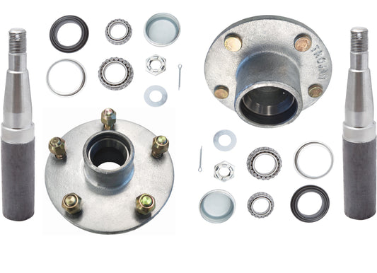 5 x 4.75"Hub/Stub set 1500kg, NSK bearings