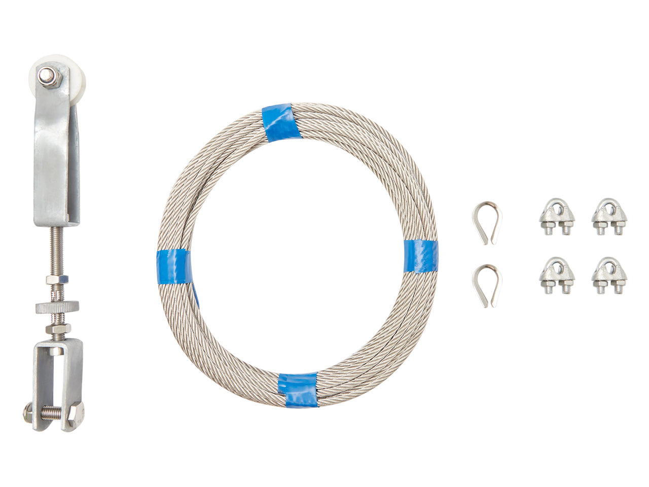 Adjuster / cable / clips kit 9m
