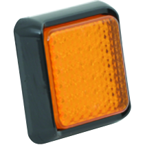 Amber indicator, 10-30 volt, 85 square, ADR