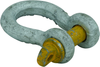 Bow shackle, galv, 11mm, I T rated