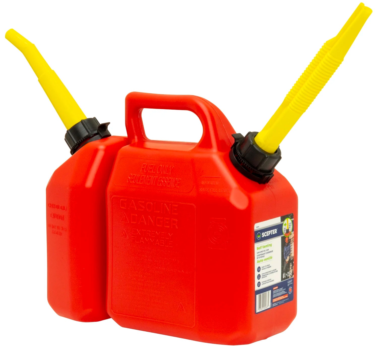 Combi Fuel & Oil Container, 6L & 2.25L