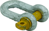 Dee shackle, galv, 13mm, 1.5 T rated