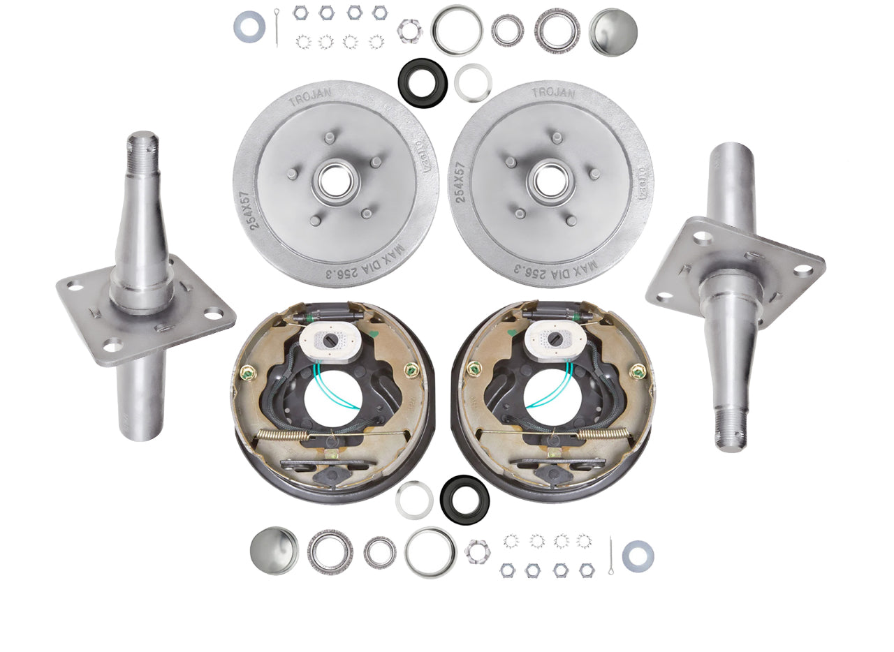 Elect drum hub/stub set, 1750kg NSK 45mm axle