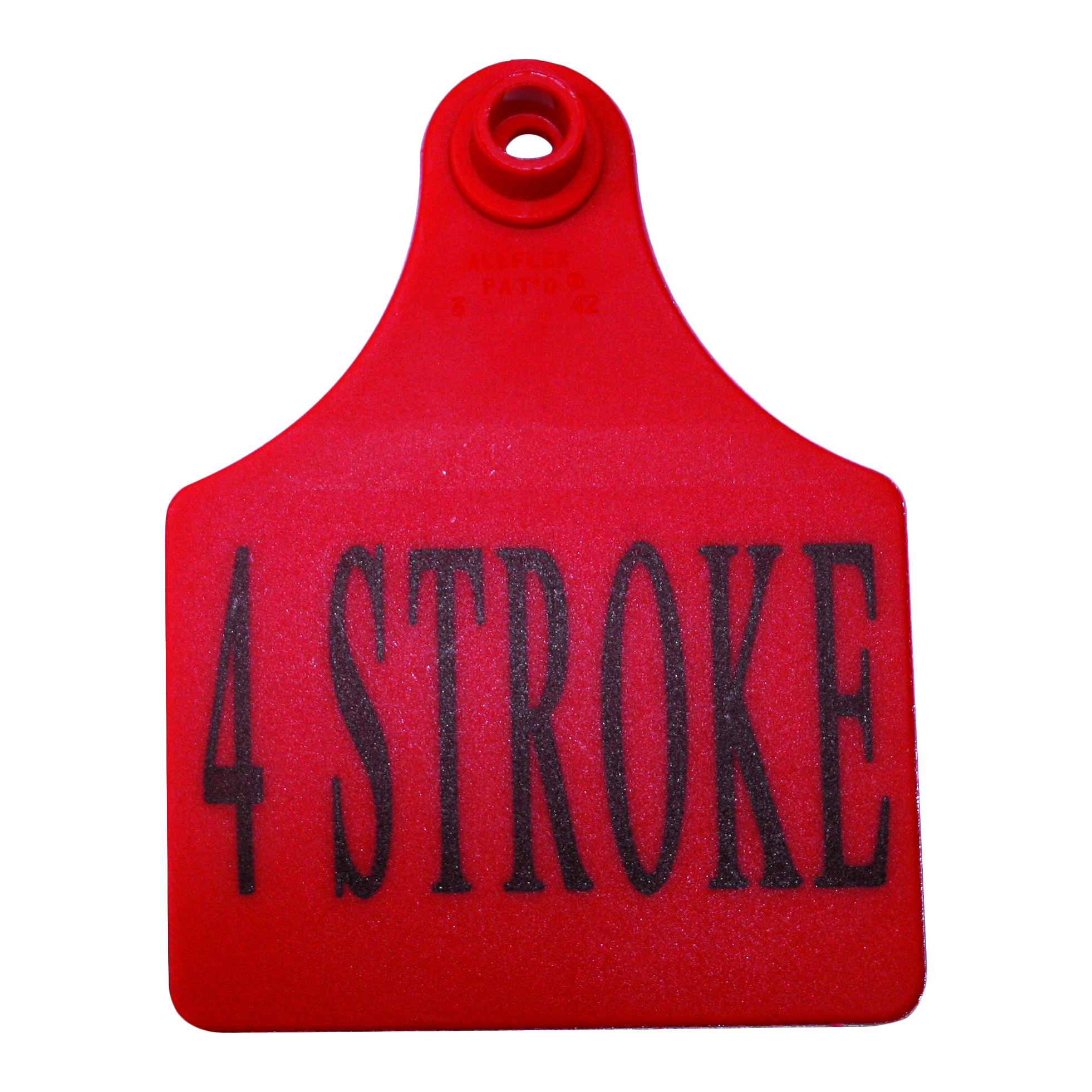 Fuel container tag, 4 STROKE