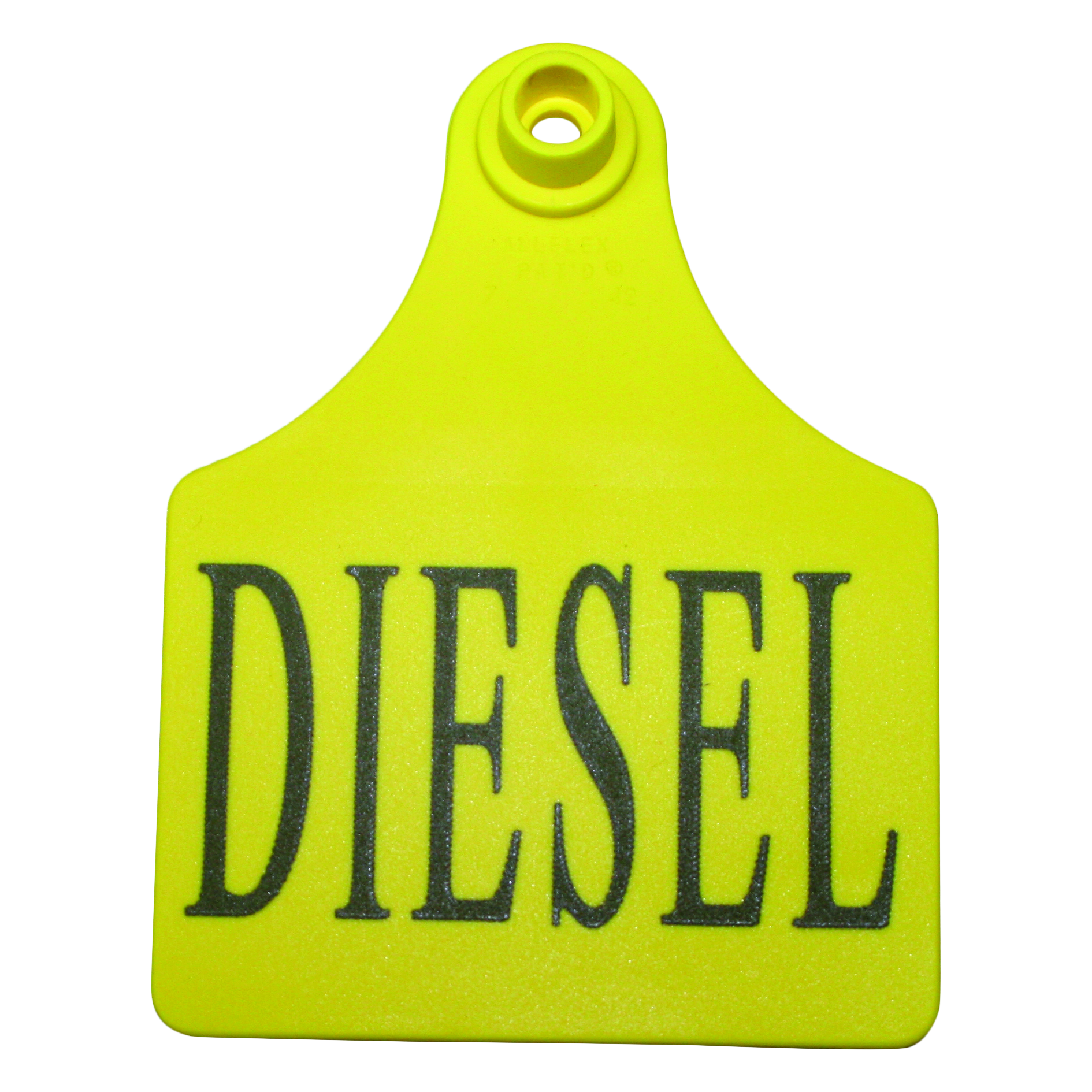 Fuel container tag, DIESEL
