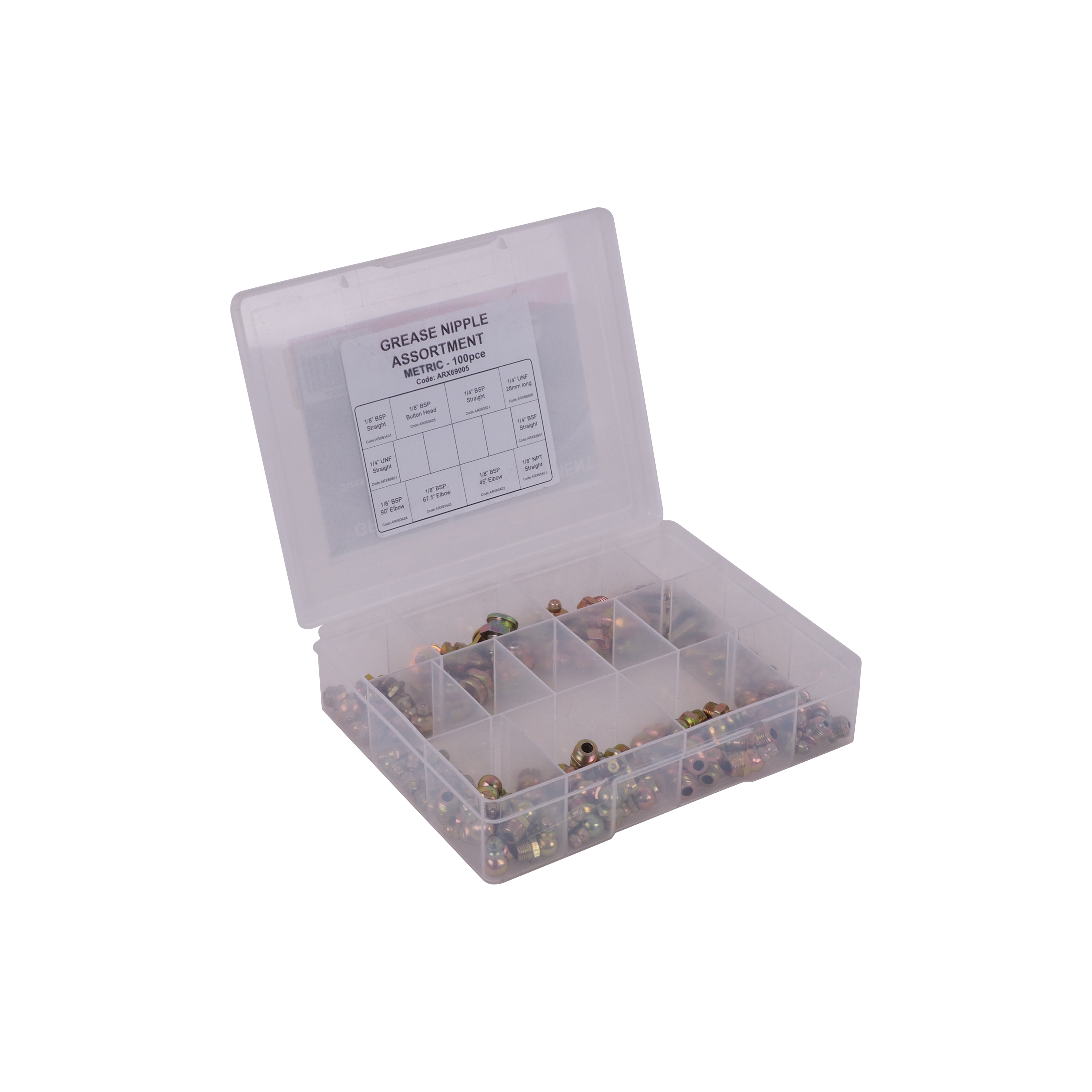 Grease nipple kit, 101 metric