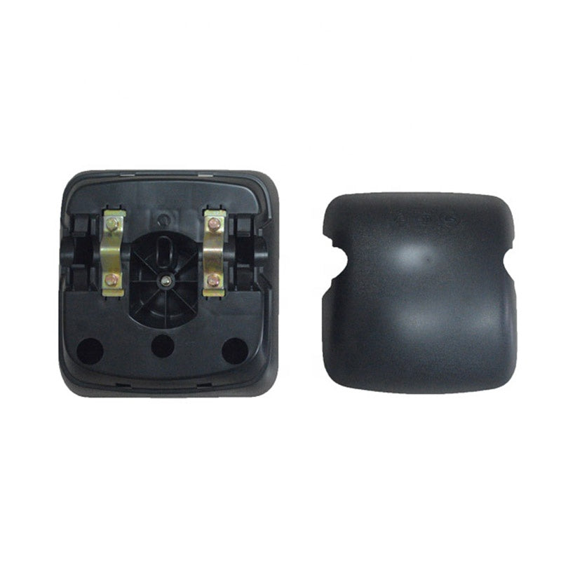 Mirror head Isuzu, Hino, 28mm arm, 215x205mm, convex-Manual