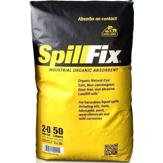Industrial Coir Peat Absorbent, 50L Bag