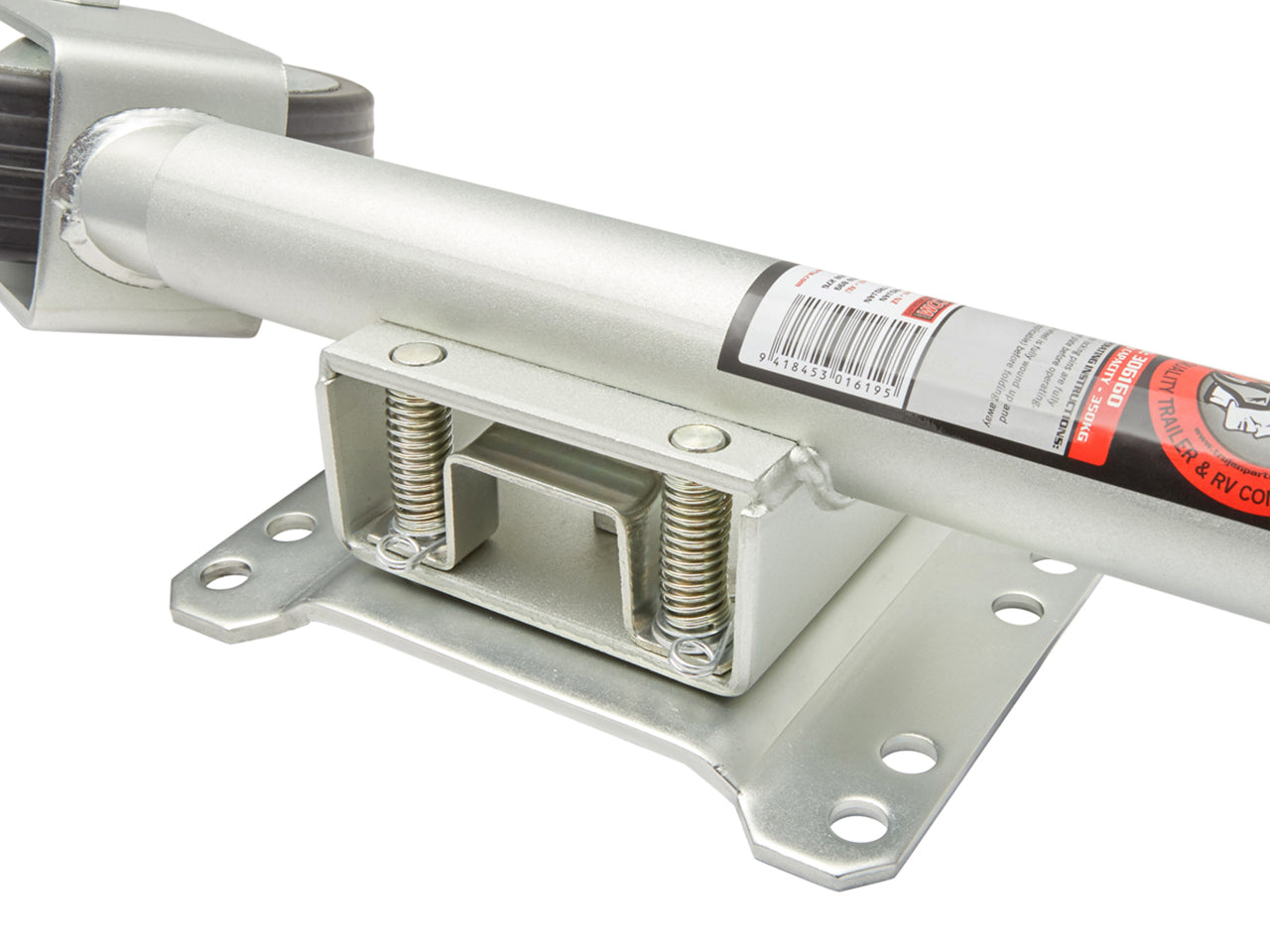 Jockey Wheel and Swivel, 6' solid wheel with steel core