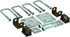 Kit to suit 52mm springs - square U-bolts