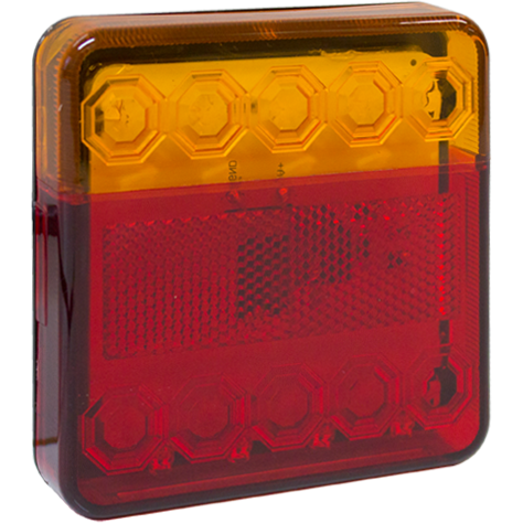 LED Combination tail light multivolt with licence plate ligh