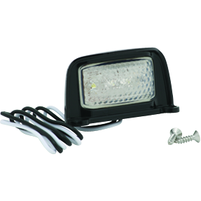 LED Licence plate light, 4 LED, ADR approved