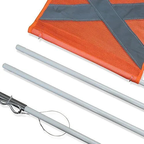 Mine flag collapsible with quick realease coupling 3.35m