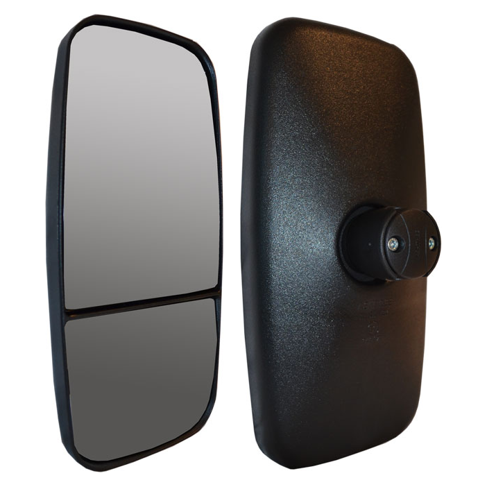 Mirror, twin, convex, 384 x 184, 16-28mm arm