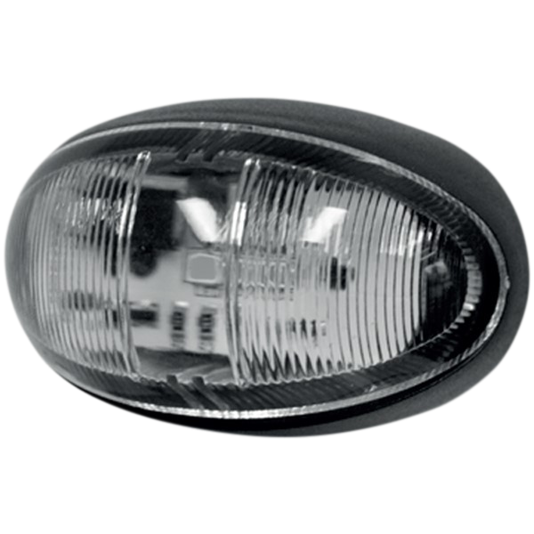 Oval LED marker light-White