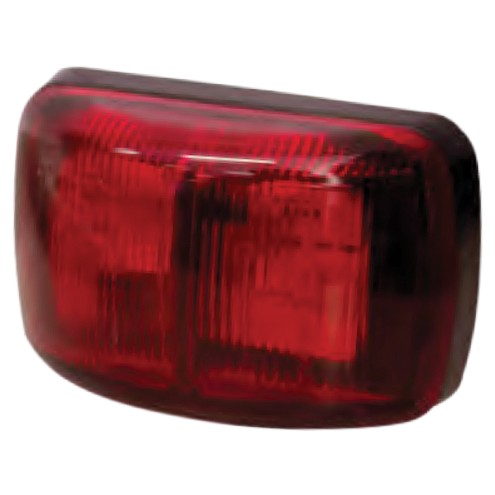 Red LED marker light, 10-33v