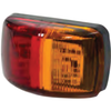Red/amber LED marker light, 10-33v