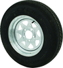Rim & Tyre assembly 185/14 8 ply road galvanised 800kg