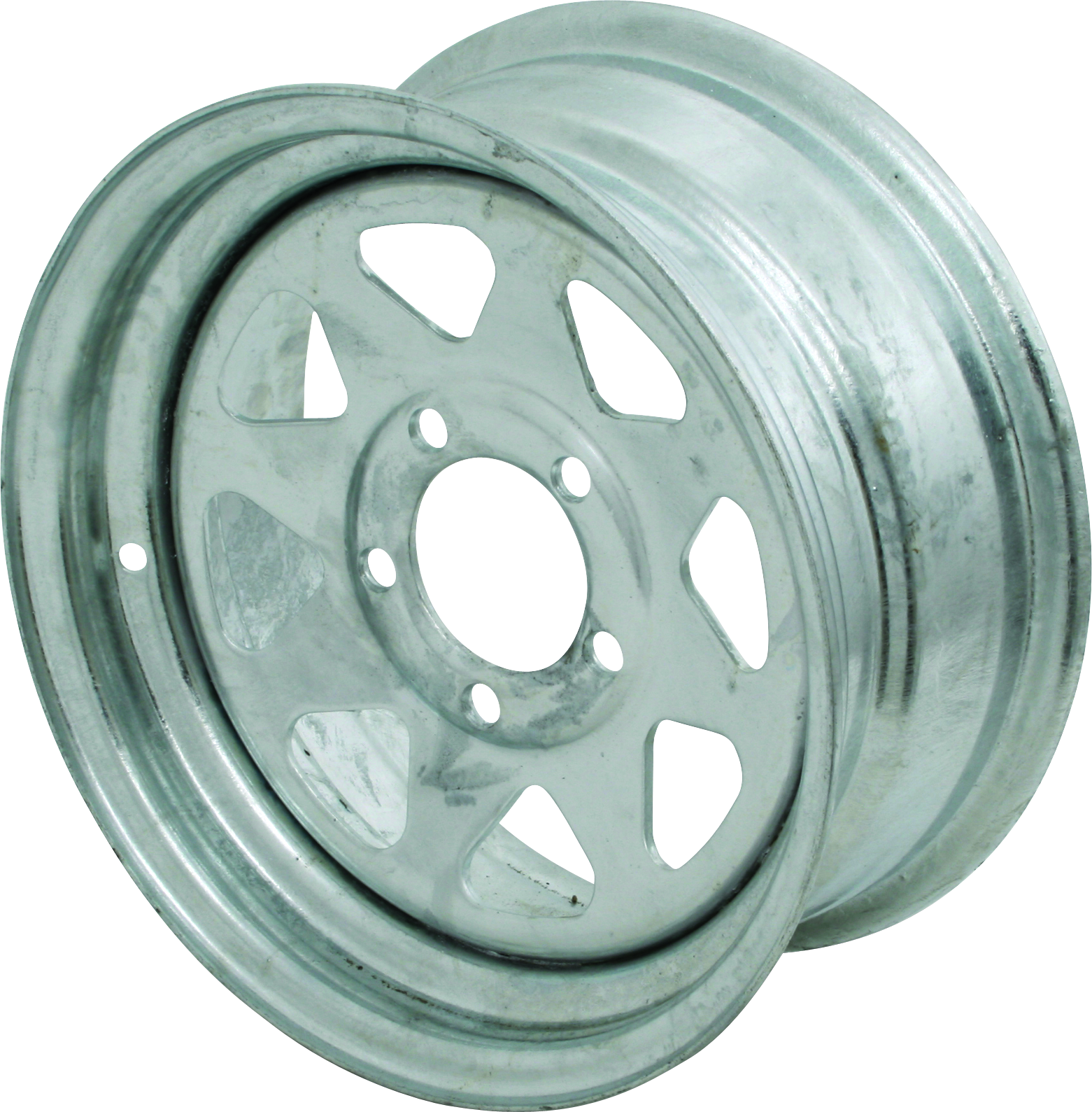 Rim only galvanised, 14" x 5 1/2" - 5 x 4 1/2" PCD,95mm inside offset