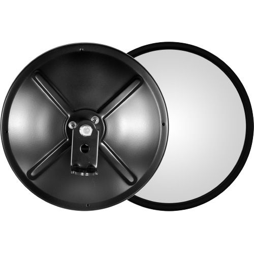 Round spotter mirror black 190 diameter