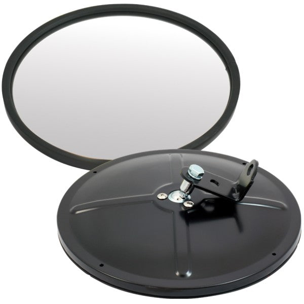 Round spotter mirror black 216 diameter