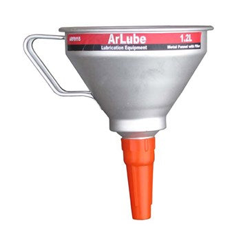 Round steel funnel
