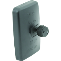 Spectrum Mirror Head, Arm Mount 10-16mm, 252 x 168mm, Uni, Convex, ABS