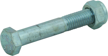 Spring eye bolt & nyloc M16 x 100mm