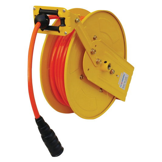 Steel body air hose reel 15m 8mm diameter