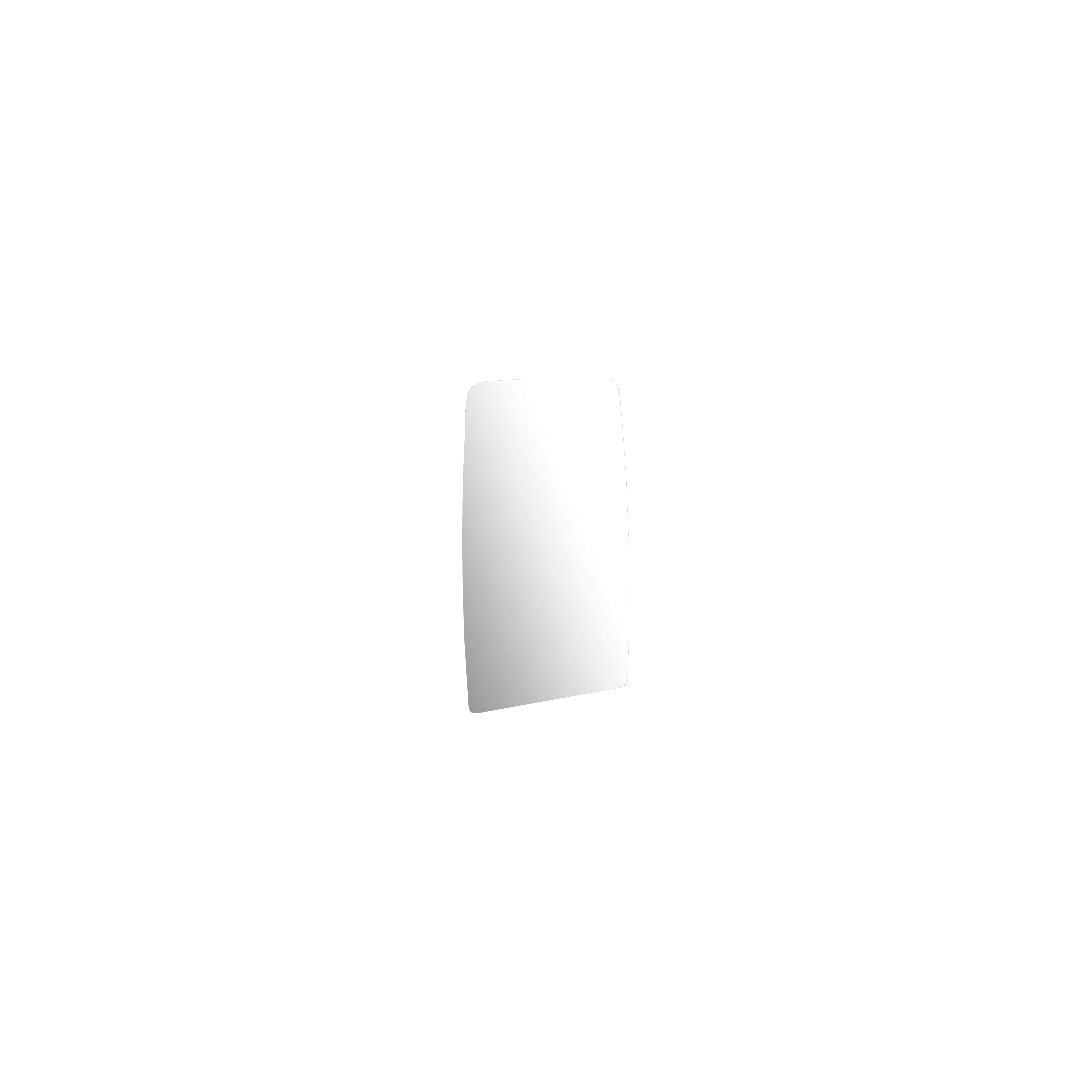 Top mirror glass flat heated 24V for 1090 mirror