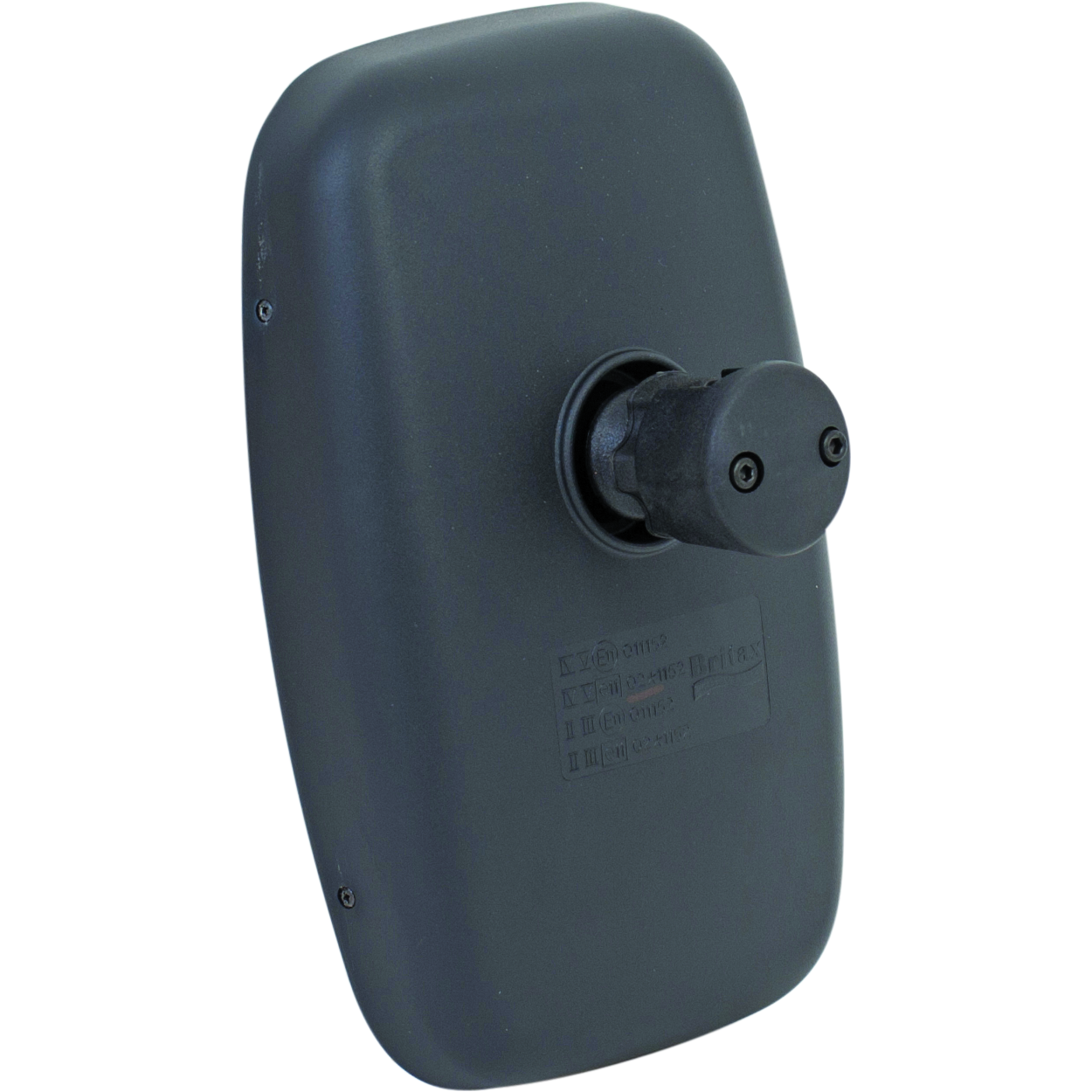 Universal mirror head - convex 282 x 174, 450mm glass