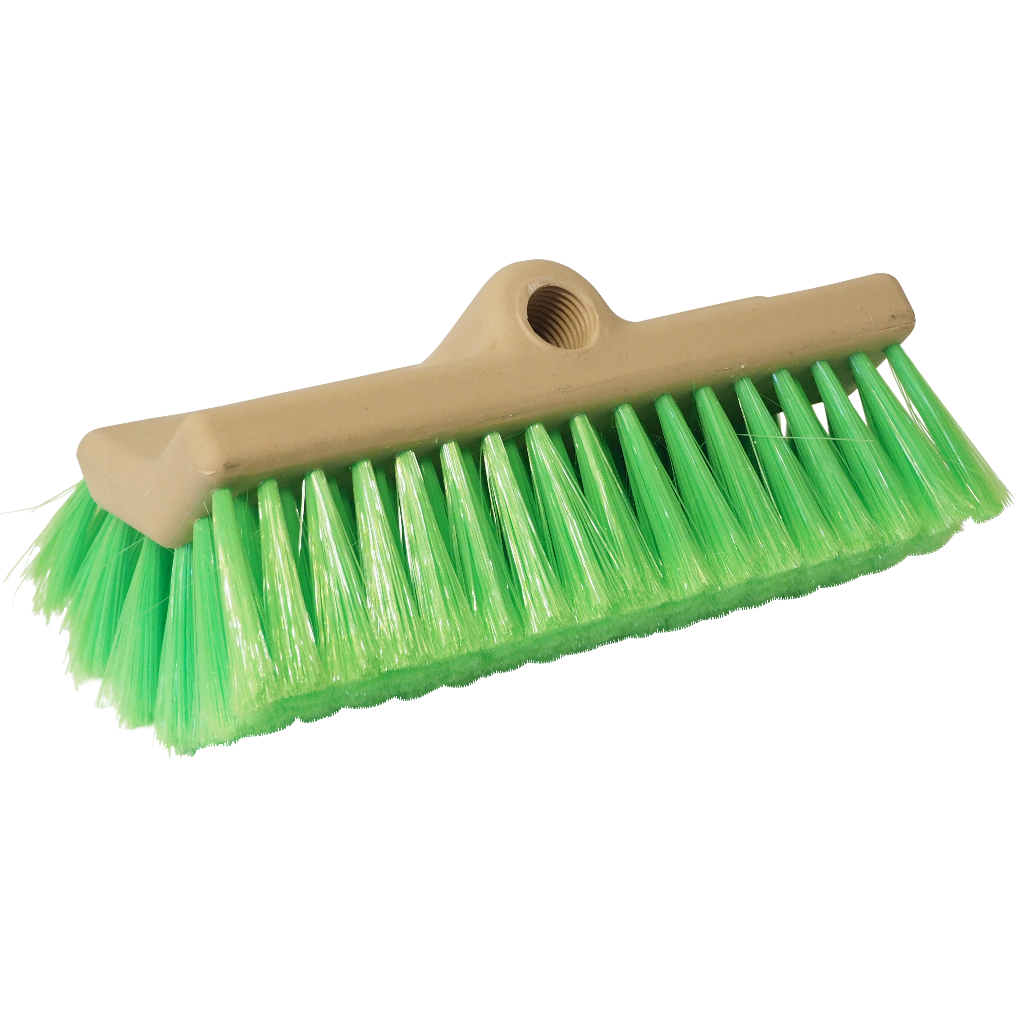 Wash brush angle head only, green bristle