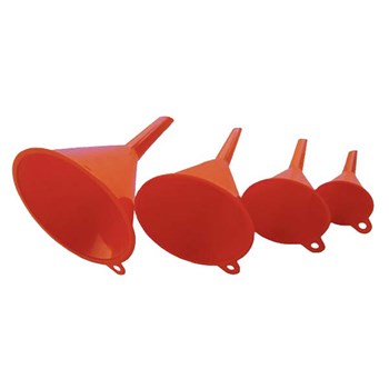 set of 4 plastic funnels